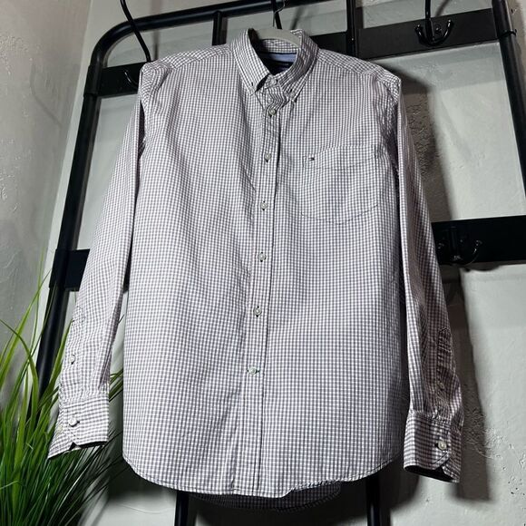 Tommy Hilfiger button down long sleeve shirt size large - Picture 5 of 15